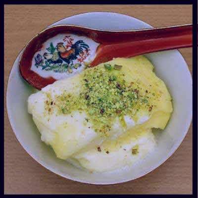 بستنی سنتی , طرز تهیه بستنی سنتی در منزل , بستنی سنتی زعفرانی ,بستنی سنتی بدون ثعلب