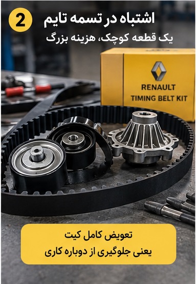 تسمه تایم رنو