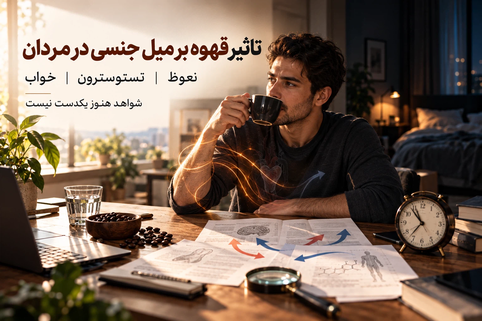 تاثیر قهوه بر میل جنسی در مردان