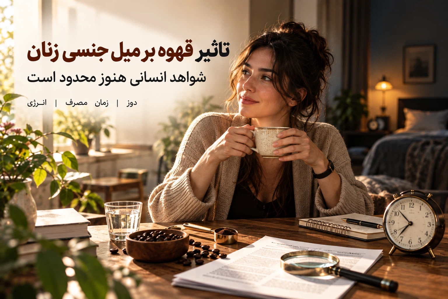 تاثیر قهوه بر میل جنسی در زنان